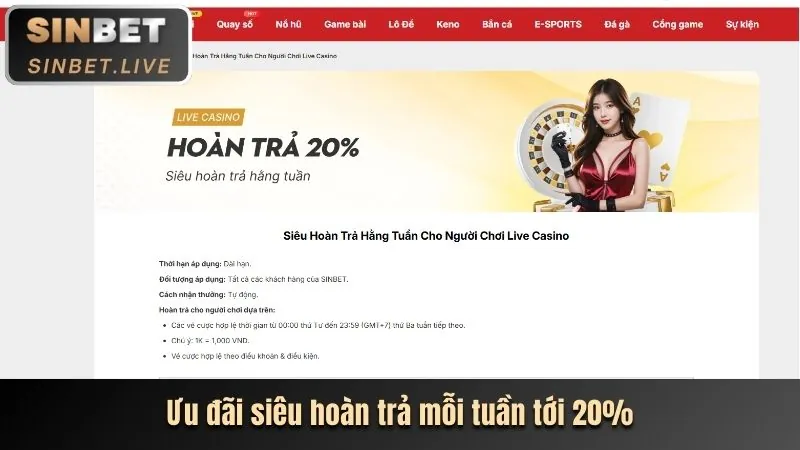 Ưu Đãi Từng Sảnh Game